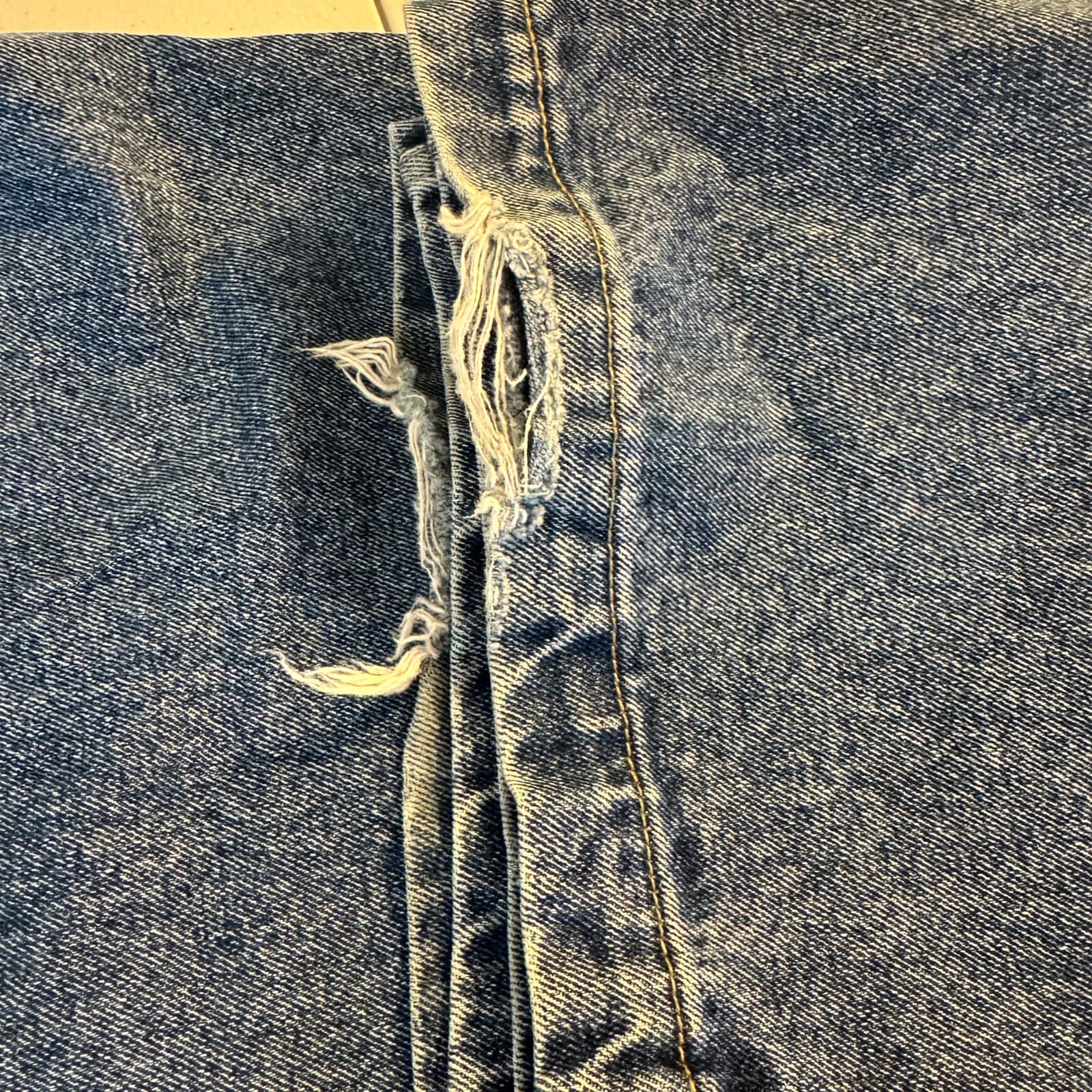 Paco Jeans Carpenter Pants Mens 34x32 Blue Denim Workwear Utility High Rise - Thumbnail 13