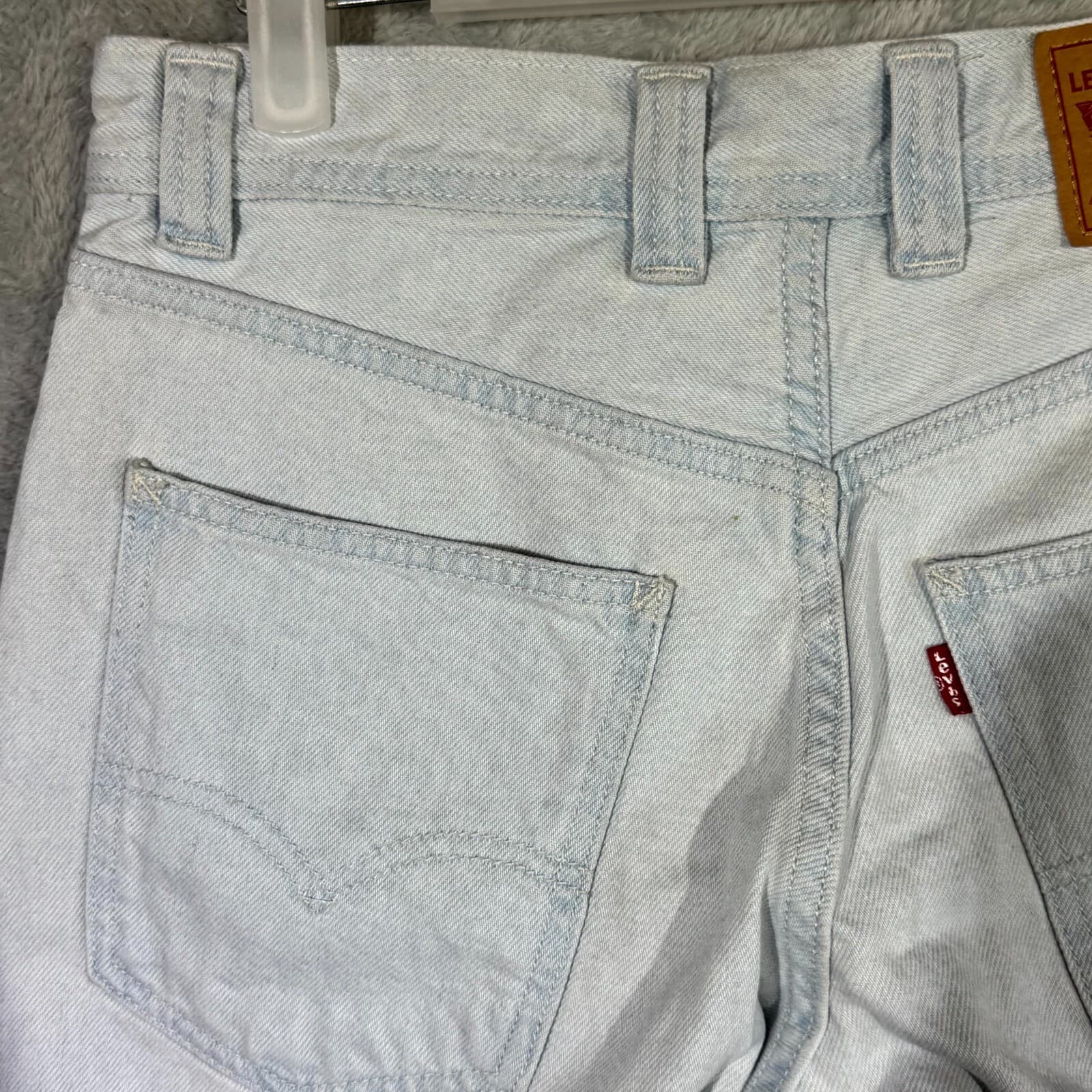 Levis Carpenter Jeans Mens 27x31 Light Blue Denim Workwear Utility Straight Leg - Thumbnail 6