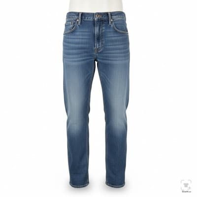 Levis 514 Jeans Mens 32x30 Blue Medium Wash Straight Zip Fly Regular Fit - Image 1