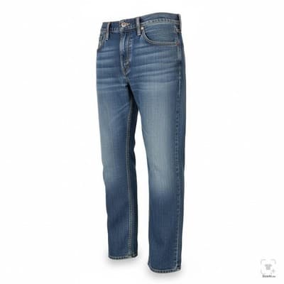 Levis 514 Jeans Mens 32x30 Blue Medium Wash Straight Zip Fly Regular Fit - Thumbnail 2