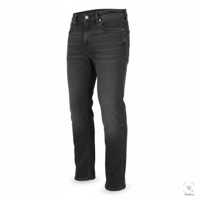 Levis 511 Jeans Mens 32x30 Black Dark Wash Slim Tapered Stretch Denim Zip Fly - Thumbnail 2
