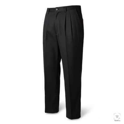 Dickies Pants Mens 36x34 Black Khakis Relaxed Canvas Polyester Blend Zip Fly - Thumbnail 2