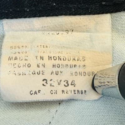 Dickies Pants Mens 36x34 Black Khakis Relaxed Canvas Polyester Blend Zip Fly - Thumbnail 8