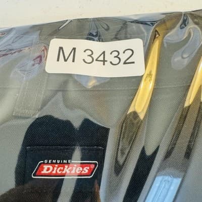 Dickies Pants Mens 36x34 Black Khakis Relaxed Canvas Polyester Blend Zip Fly - Thumbnail 13