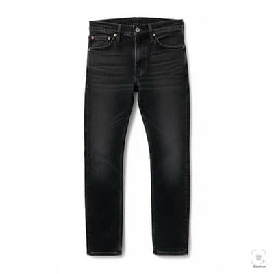 Levis 511 Jeans Mens 29x29 Black Dark Wash Slim Tapered Fit Denim Zip Fly - Image 1