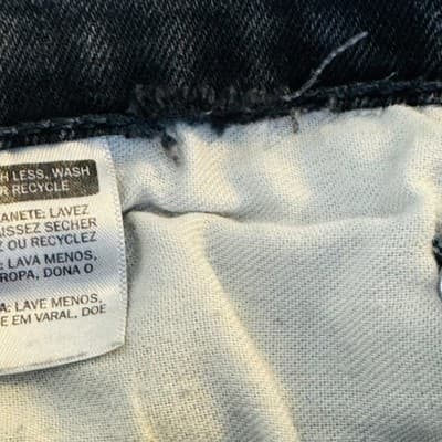 Levis 511 Jeans Mens 29x29 Black Dark Wash Slim Tapered Fit Denim Zip Fly - Thumbnail 8