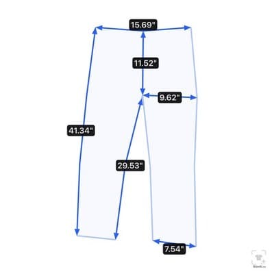 Levis Jeans Mens 33x30 Blue Medium Wash Straight Denim Zip Fly Regular Fit - Thumbnail 13