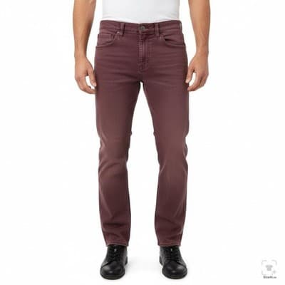 Levis 501 Jeans Mens 36x32 Red Medium Wash Straight Denim Button Fly Classic Fit - Thumbnail 4