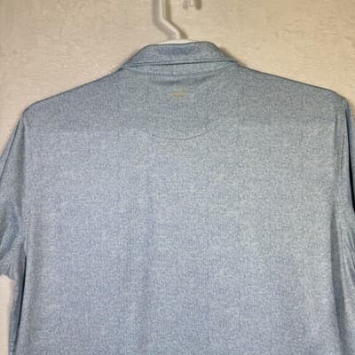 Peter Millar Polo Shirt Mens Large Blue Crown Crafted Golf Performance Stretch - Thumbnail 10