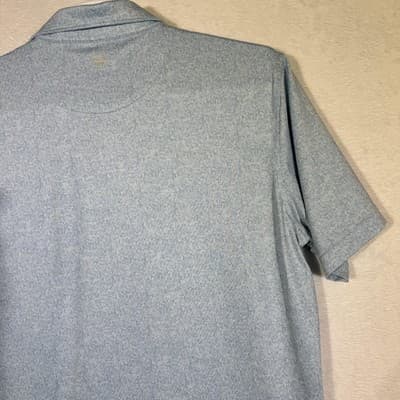 Peter Millar Polo Shirt Mens Large Blue Crown Crafted Golf Performance Stretch - Thumbnail 11