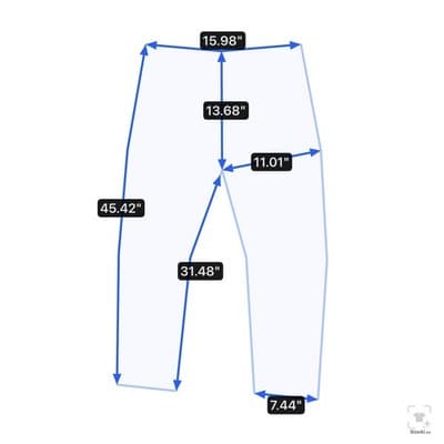 Levis 505 Jeans Mens 33x32 Gray Charcoal Wash Straight Denim Zip Fly Regular Fit - Thumbnail 13