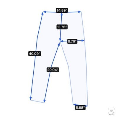 Levis 511 Jeans Mens 29x29 Black Dark Wash Slim Tapered Fit Denim Zip Fly - Thumbnail 10