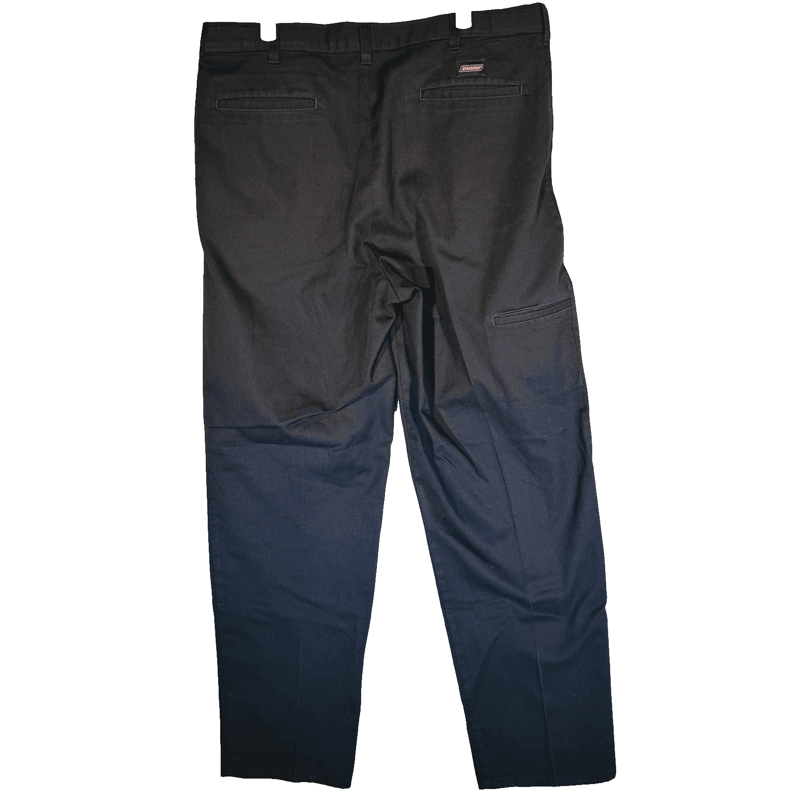 Dickies Pants Mens 36x34 Black Khakis Relaxed Canvas Polyester Blend Zip Fly - Thumbnail 6