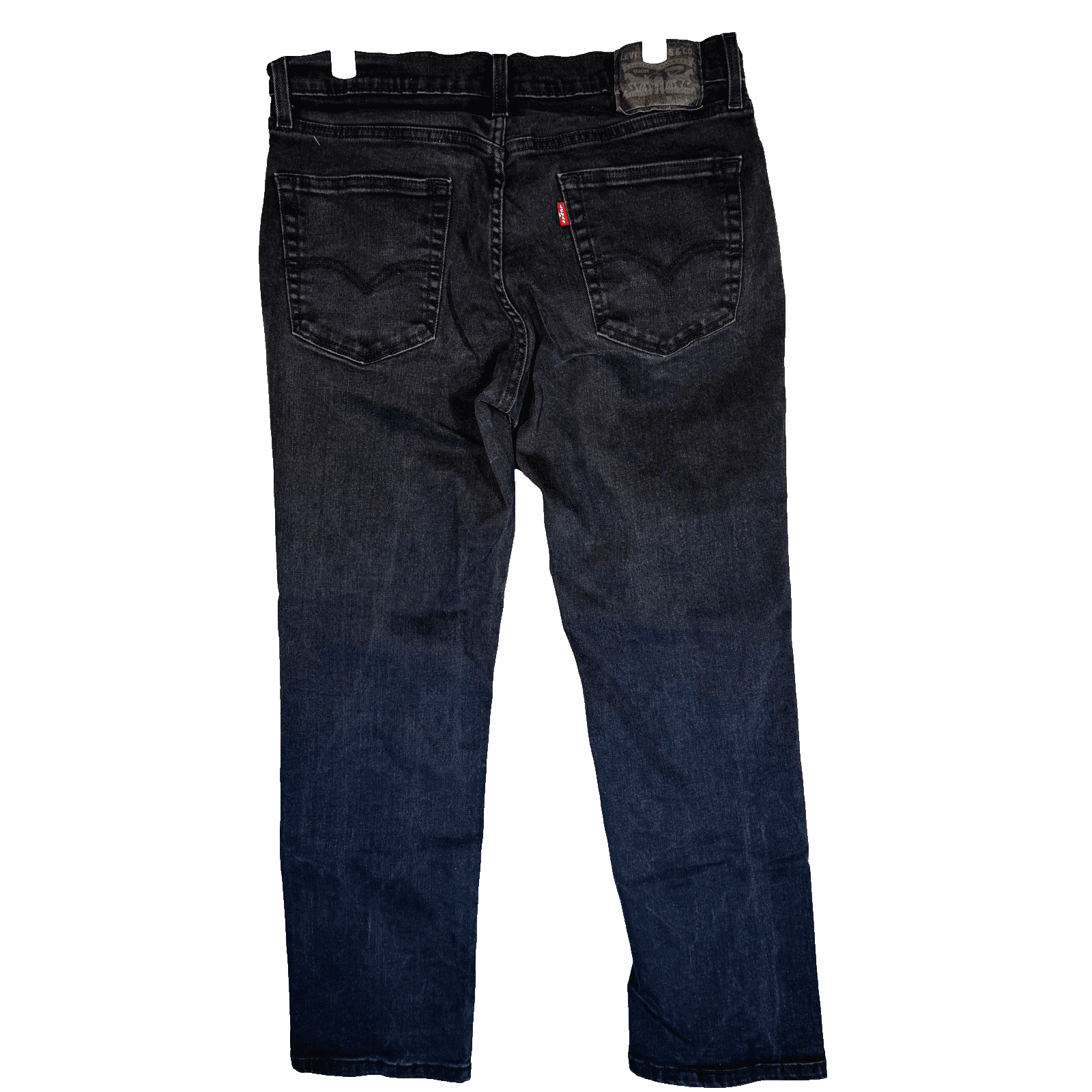 Levis 511 Jeans Mens 32x30 Black Dark Wash Slim Tapered Stretch Denim Zip Fly - Thumbnail 6