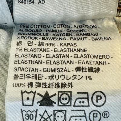 Levis S40154 Jeans Mens 34x34 Blue Light Wash Straight Stretch Denim Zip Fly - Thumbnail 9