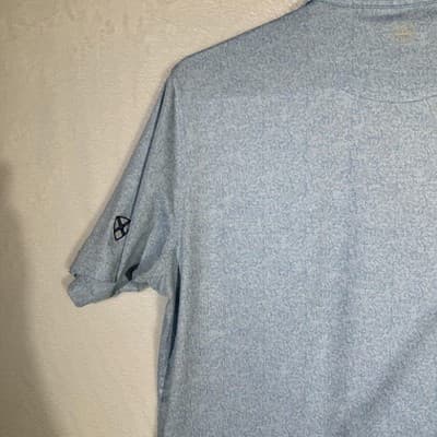 Peter Millar Polo Shirt Mens Large Blue Crown Crafted Golf Performance Stretch - Thumbnail 9