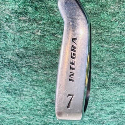 INTEGRA 7 Iron Mens RH Harrison Star Plus Graphite Shaft Single Silver USA - Thumbnail 3