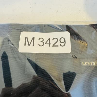 Levis S40196 Jeans Mens 31x30 Black Dark Wash Tapered Slim Zip Fly - Thumbnail 15