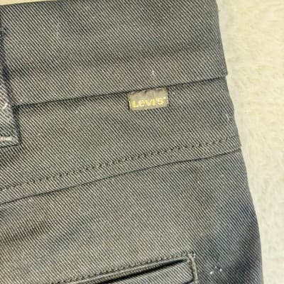 Levis S40196 Jeans Mens 31x30 Black Dark Wash Tapered Slim Zip Fly - Thumbnail 7