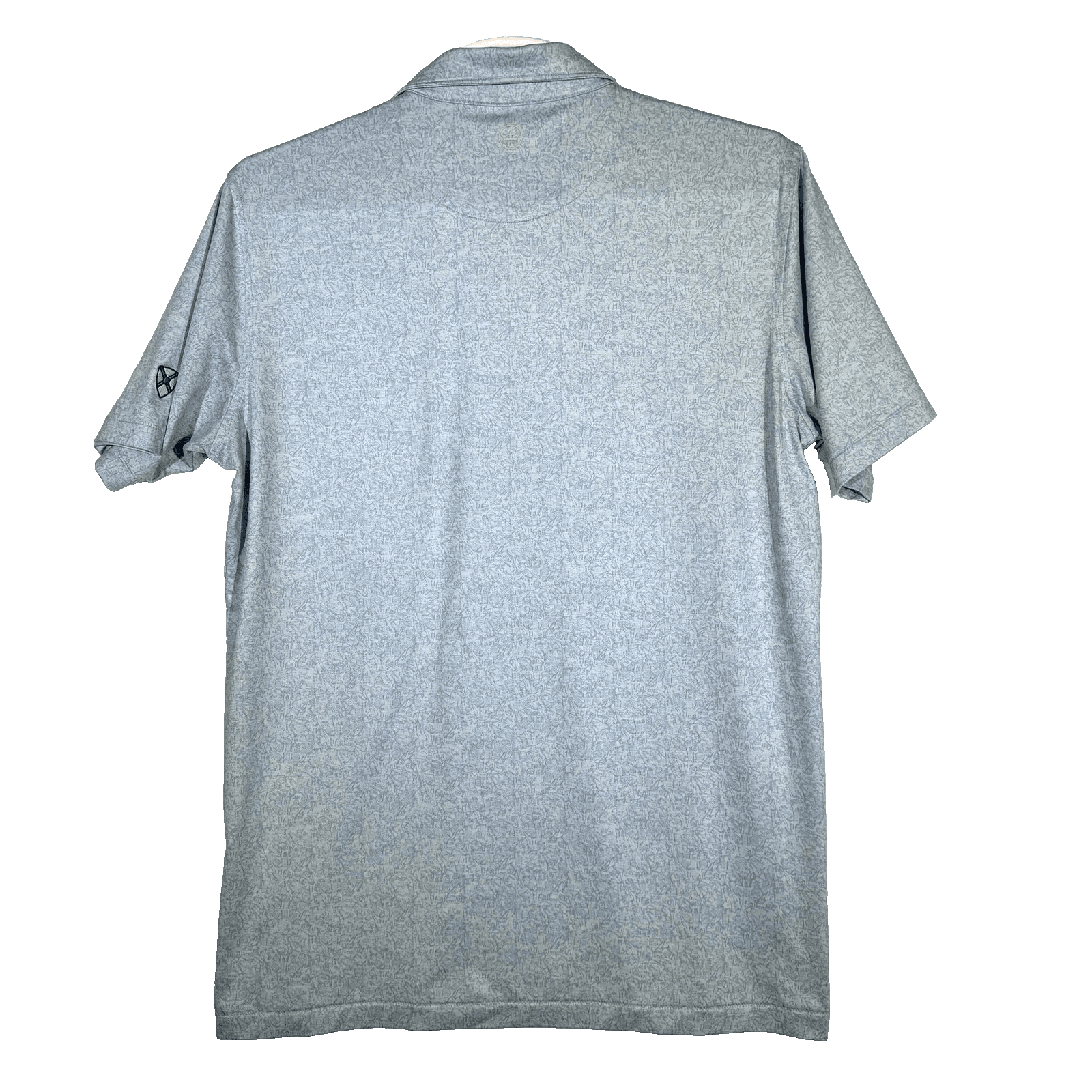 Peter Millar Polo Shirt Mens Large Blue Crown Crafted Golf Performance Stretch - Thumbnail 2