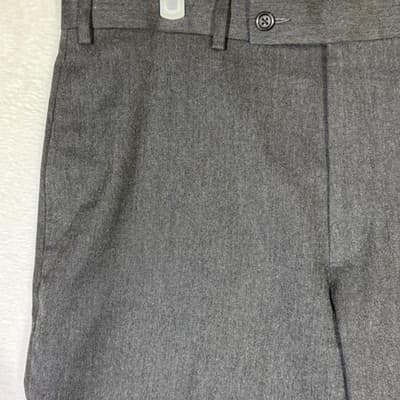 Lauren Ralph Lauren Dress Pants Mens 36x32 Gray Flat Front Straight Leg Work - Thumbnail 3