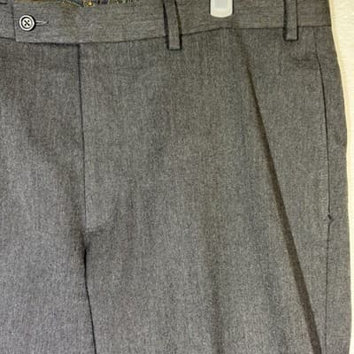 Lauren Ralph Lauren Dress Pants Mens 36x32 Gray Flat Front Straight Leg Work - Thumbnail 4