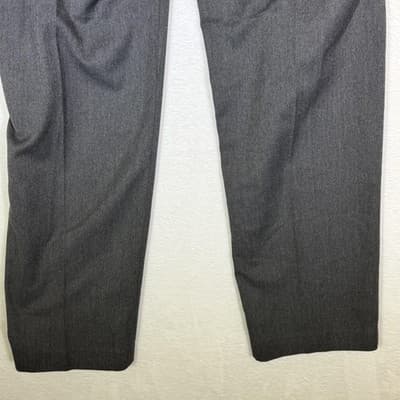 Lauren Ralph Lauren Dress Pants Mens 36x32 Gray Flat Front Straight Leg Work - Thumbnail 8