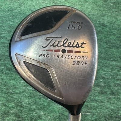Vintage Titleist 980F Pro Trajectory 15° Fairway Wood Kuro Kage Stiff Shaft - Image 1
