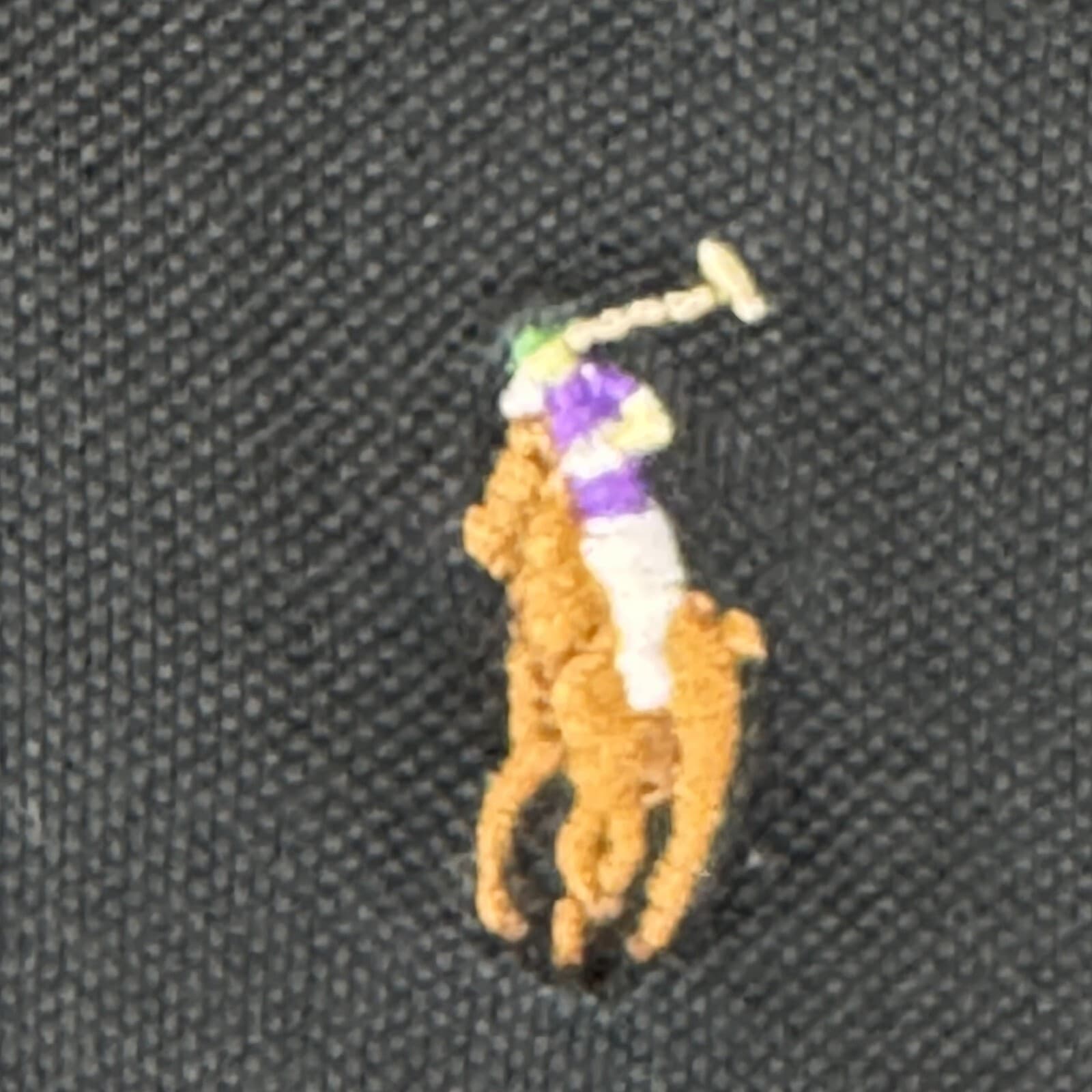 Polo Ralph Lauren Polo Shirt Mens 2XLT Black 100% Cotton Short Sleeve Classic - Thumbnail 7