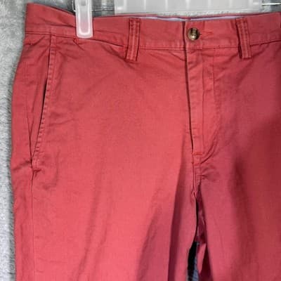 Polo Ralph Lauren Chino Pants Mens 32x29 Pink Stretch Straight Fit Twill Casual - Thumbnail 3