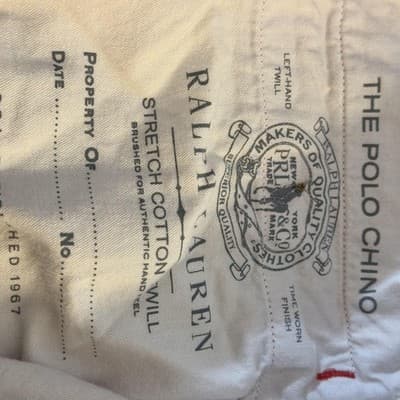 Polo Ralph Lauren Chino Pants Mens 32x29 Pink Stretch Straight Fit Twill Casual - Thumbnail 10