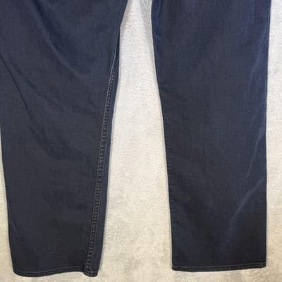 Levis 569 Jeans Mens 36x29 (34x32) Blue Dark Wash Relaxed Straight Stretch Denim - Thumbnail 8