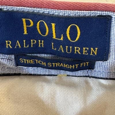 Polo Ralph Lauren Chino Pants Mens 32x29 Pink Stretch Straight Fit Twill Casual - Thumbnail 11