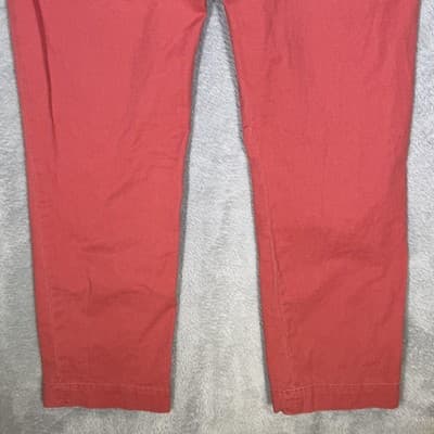Polo Ralph Lauren Chino Pants Mens 32x29 Pink Stretch Straight Fit Twill Casual - Thumbnail 8