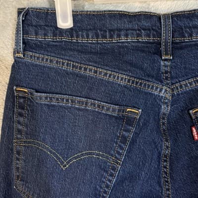 Levis 541 Jeans Mens 30x31 (30x32) Blue Athletic Taper Stretch Denim Medium Wash - Thumbnail 6