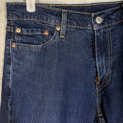 Levis 541 Jeans Mens 30x31 (30x32) Blue Athletic Taper Stretch Denim Medium Wash - Thumbnail 3