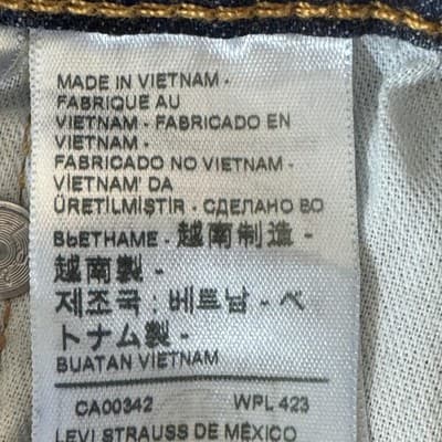 Levis 541 Jeans Mens 30x31 (30x32) Blue Athletic Taper Stretch Denim Medium Wash - Thumbnail 11