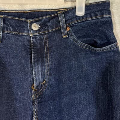 Levis 541 Jeans Mens 30x31 (30x32) Blue Athletic Taper Stretch Denim Medium Wash - Thumbnail 4