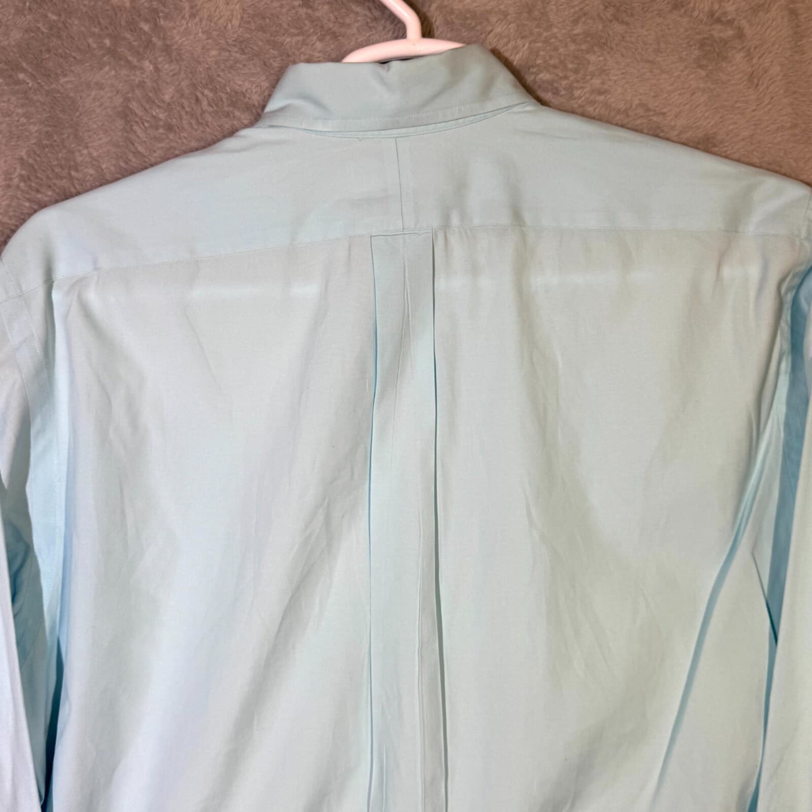 Ralph Lauren Dress Shirt Mens 15 34/35 Classic Fit Cotton Blue Button Down - Thumbnail 11