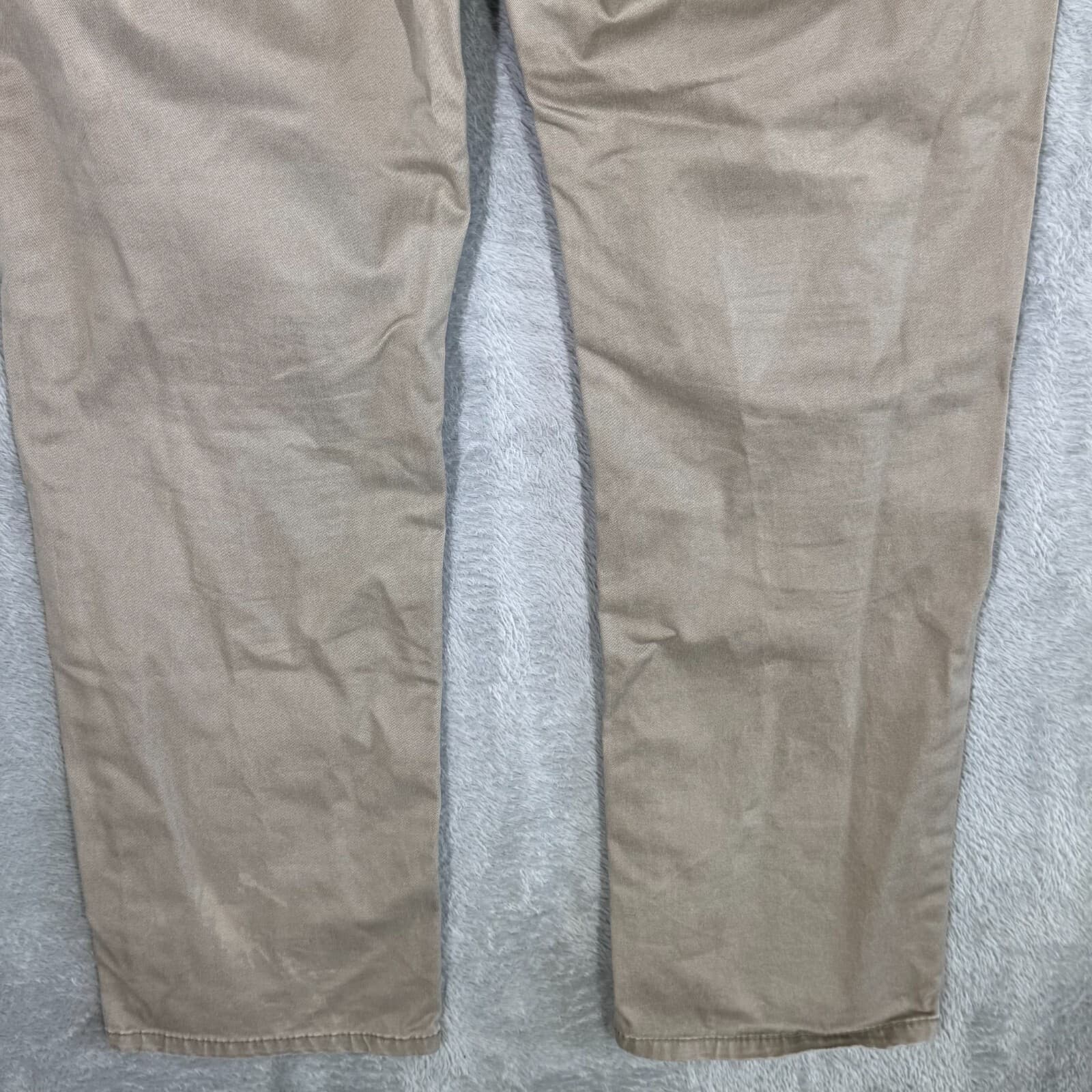 Levi’s 541 Jeans Men 35x32 Athletic Fit Stretch Beige Straight Leg - Thumbnail 10