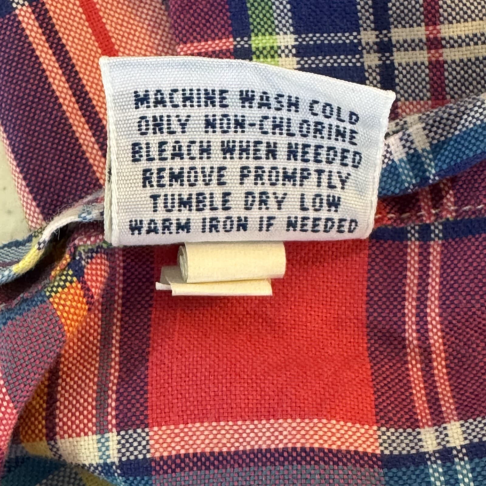 Ralph Lauren Shirt Mens Large Pink Blue Plaid 100% Cotton Button Down Long Slv - Thumbnail 14