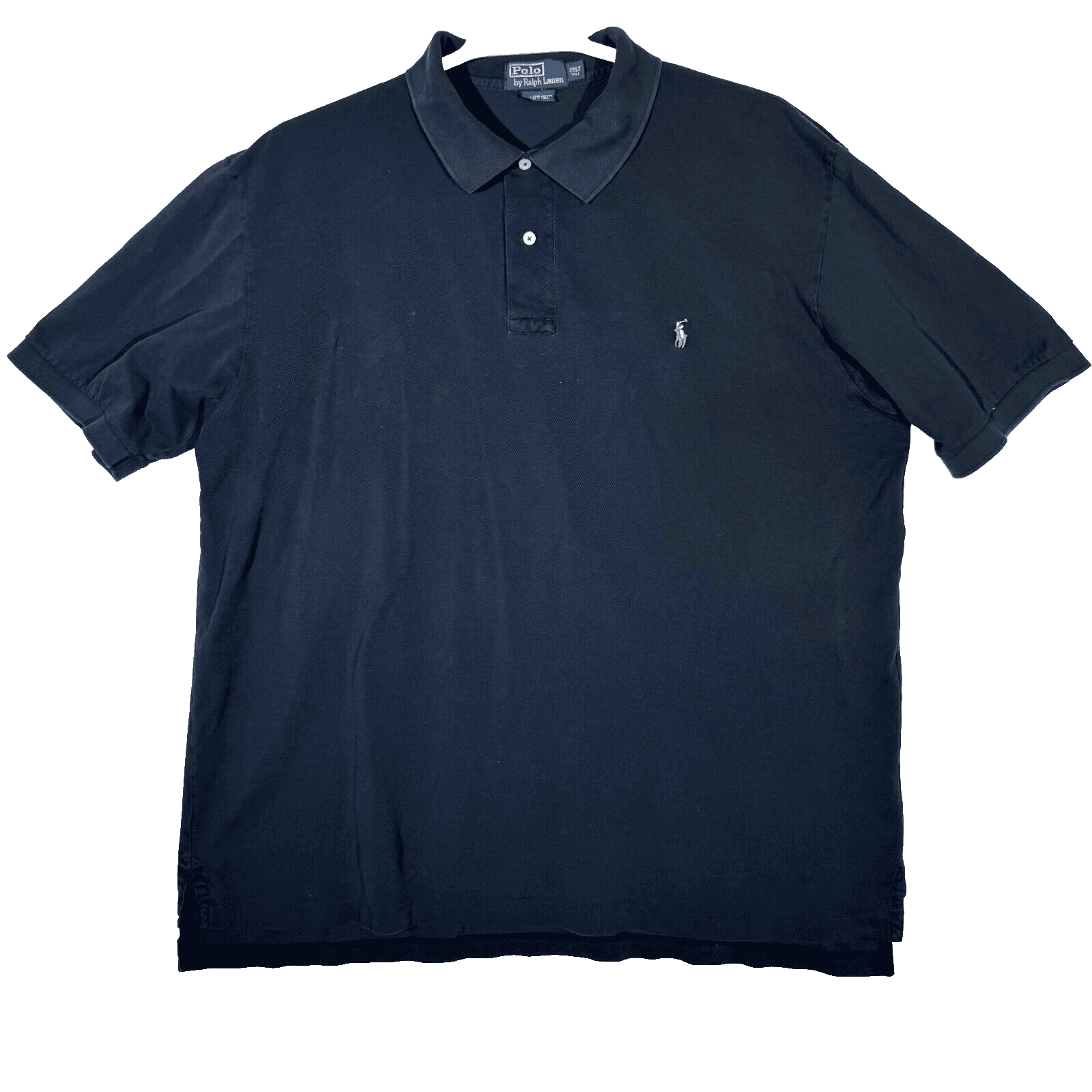 Polo Ralph Lauren Polo Shirt Mens 2XLT Black 100% Cotton Short Sleeve Classic - Image 1