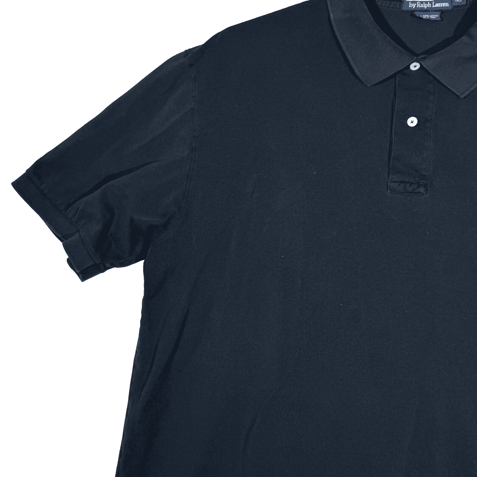 Polo Ralph Lauren Polo Shirt Mens 2XLT Black 100% Cotton Short Sleeve Classic - Thumbnail 3