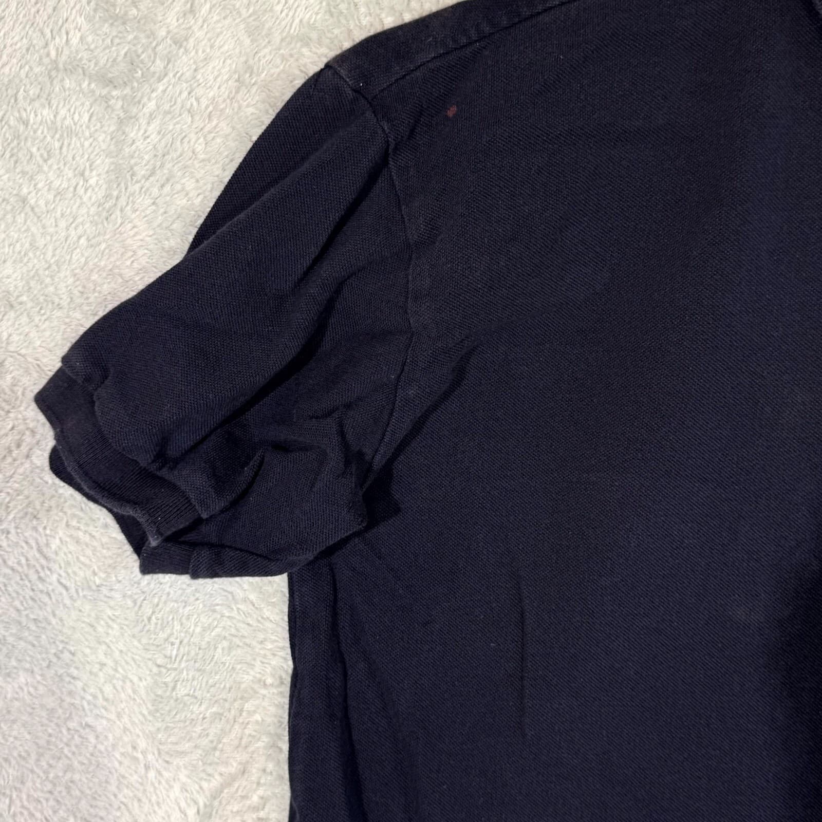 Lacoste Men's Polo Shirt 5 Navy 100% Cotton Croc Short Sleeve Collared M1178 - Thumbnail 5