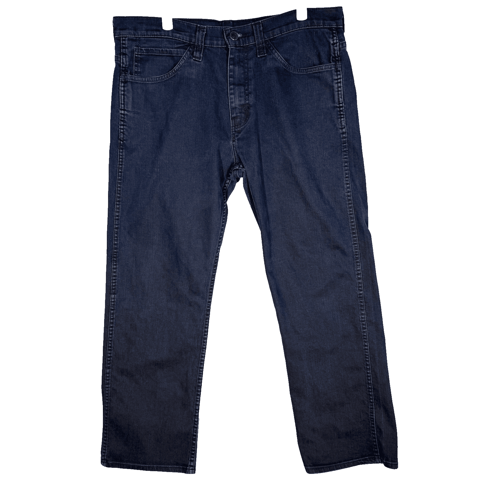 Levis 569 Jeans Mens 36x29 (34x32) Blue Dark Wash Relaxed Straight Stretch Denim - Image 1