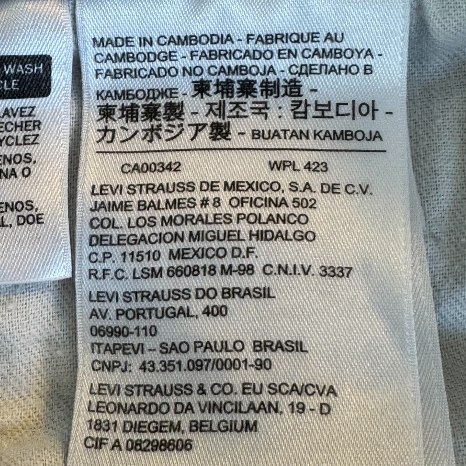 Levi’s 541 Jeans Men 35x32 Athletic Fit Stretch Beige Straight Leg - Thumbnail 13