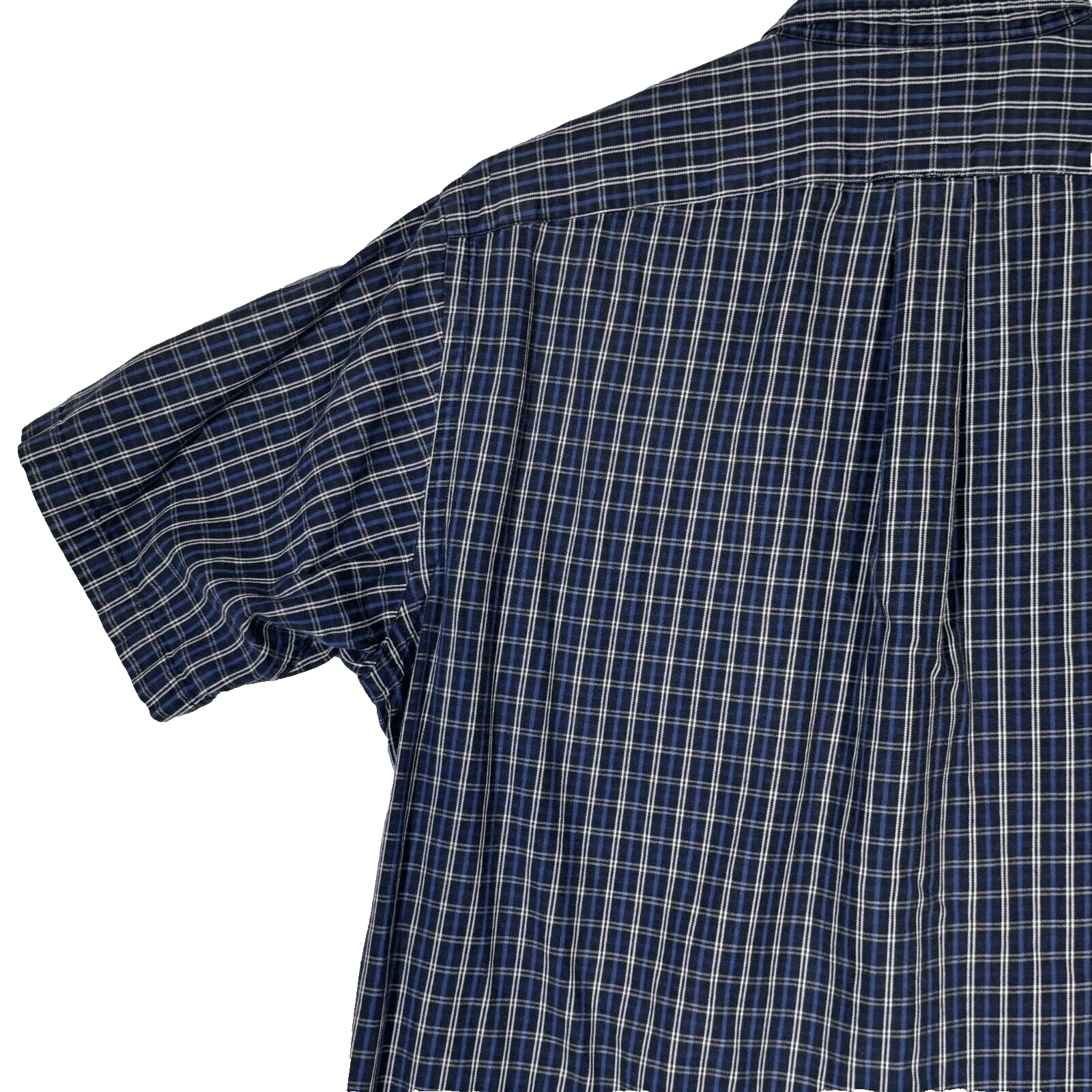 Ralph Lauren Jeans Co Shirt Mens Large Blue Plaid 100% Cotton Button Down - Thumbnail 11