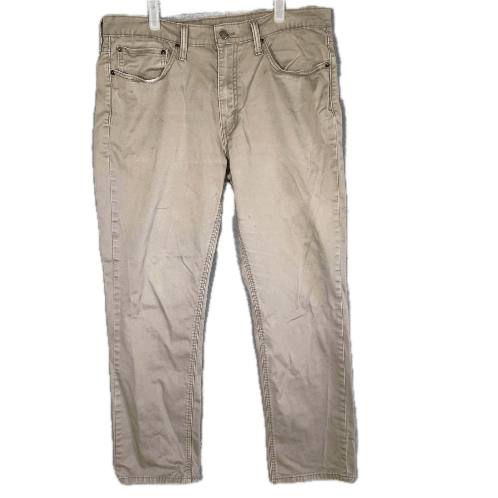 Levi’s 541 Jeans Men 35x32 Athletic Fit Stretch Beige Straight Leg - Image 1