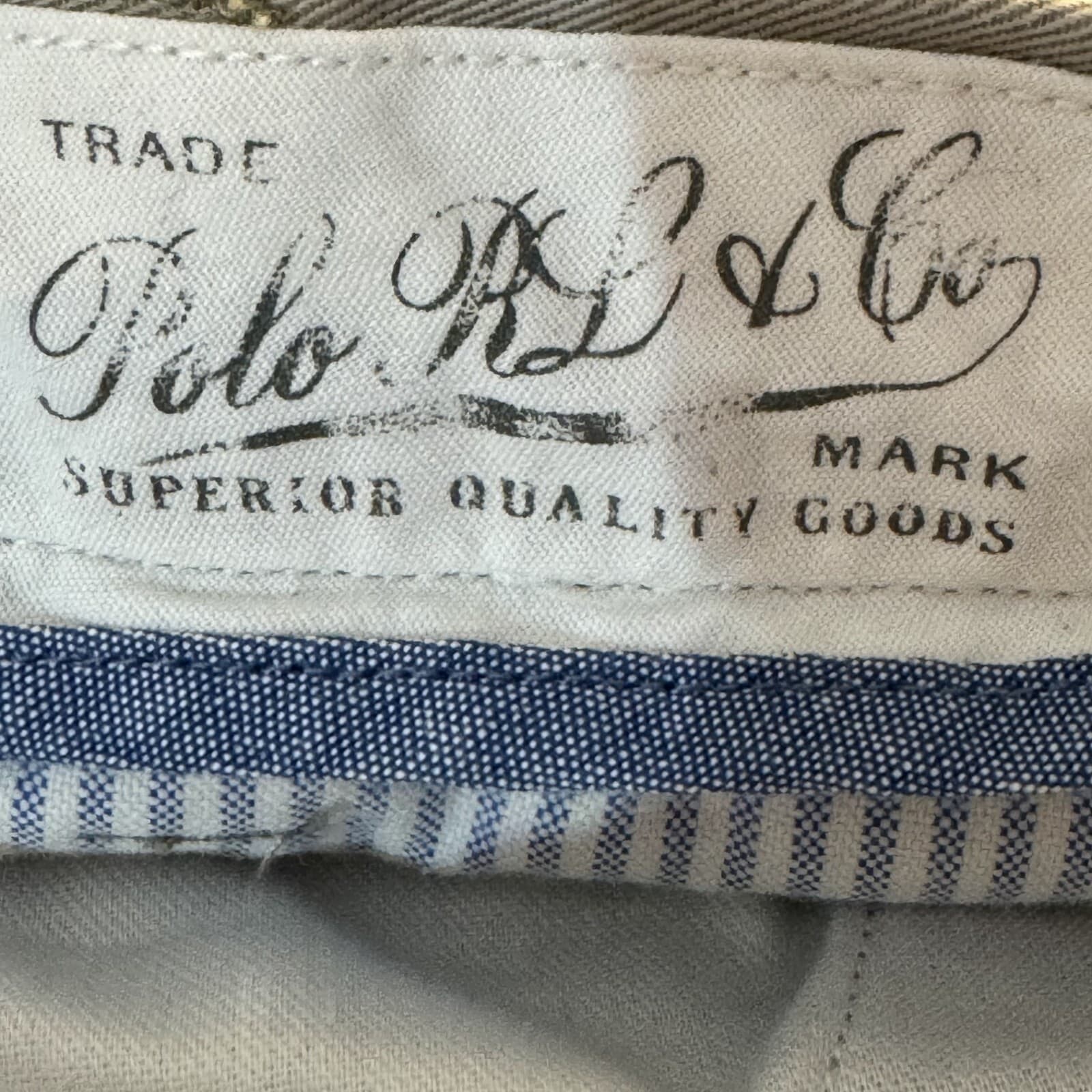 Polo Ralph Lauren Pants Mens 36x30 Beige 100% Cotton Classic Fit Straight Leg - Thumbnail 11