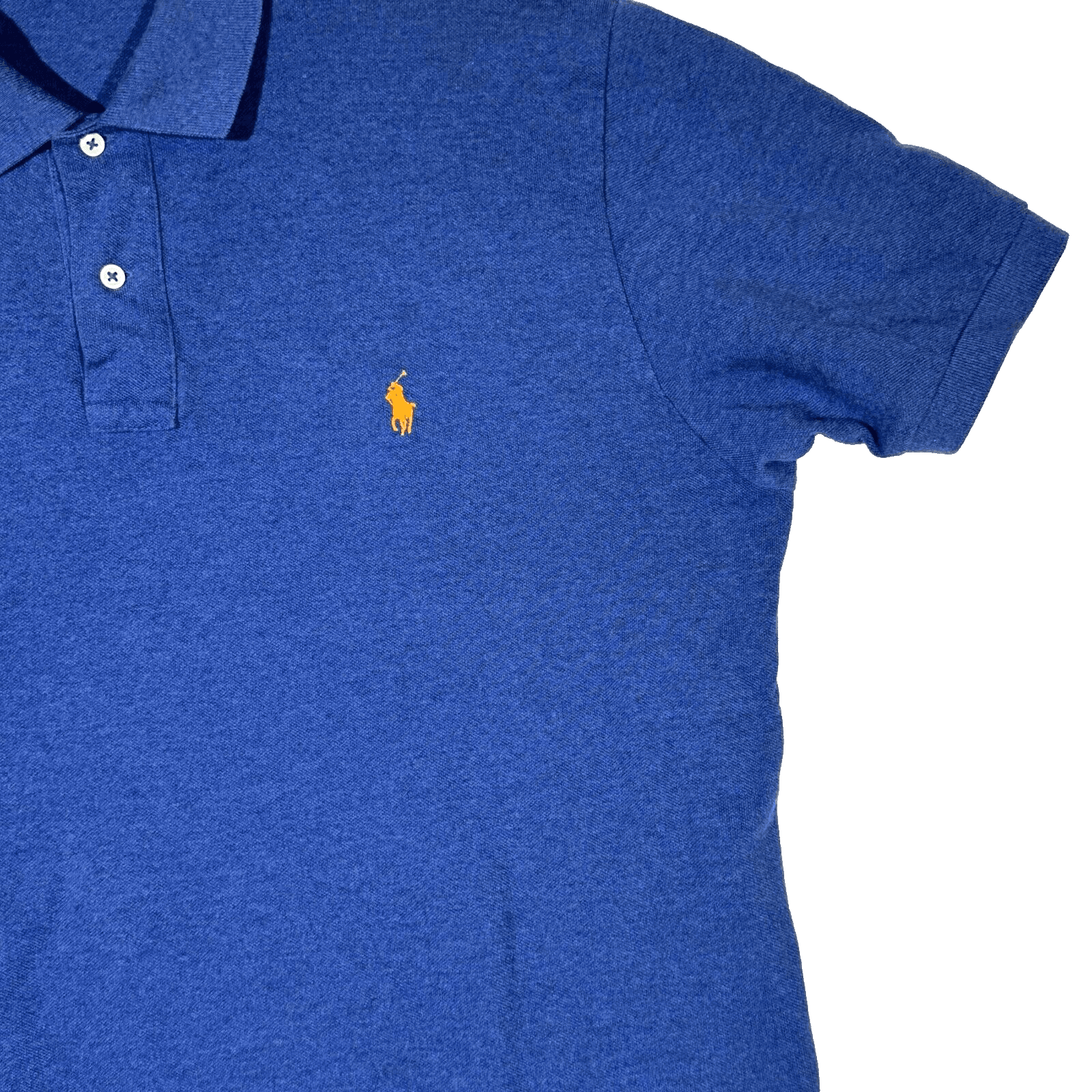 Polo Ralph Lauren Polo Shirt Mens XL Blue 100% Cotton Short Sleeve Classic Fit - Thumbnail 5